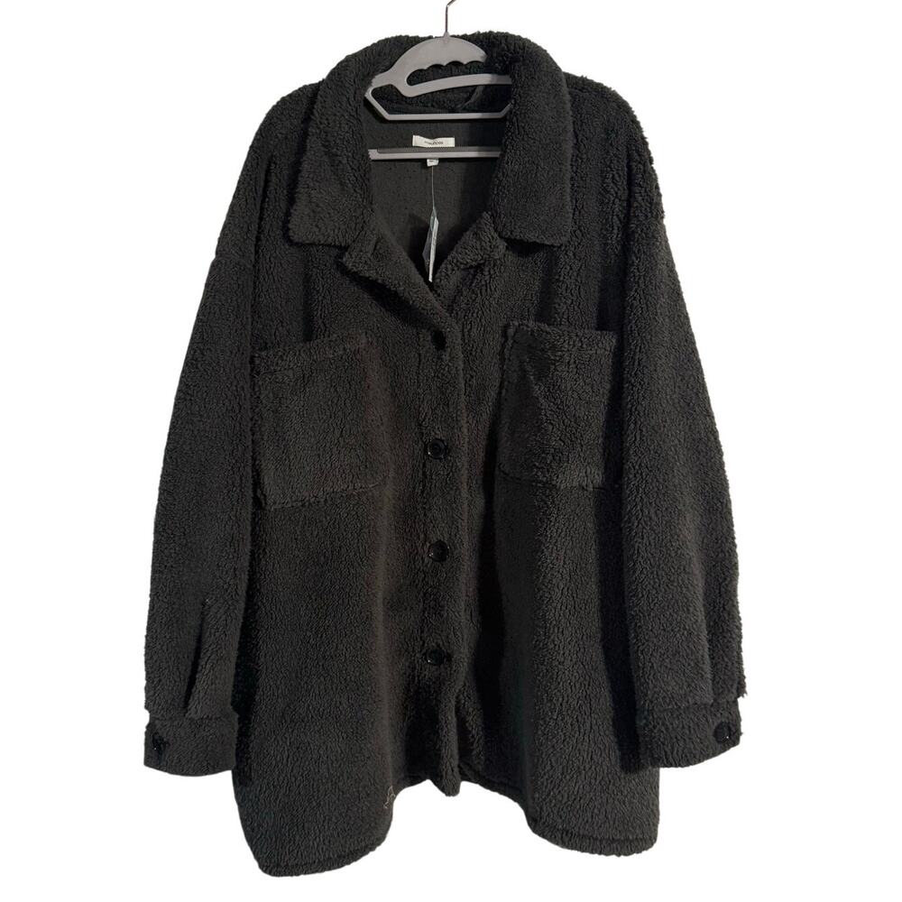 Maurices Sherpa Teddy Jacket 4X Plus Size NWT Coz… - image 1
